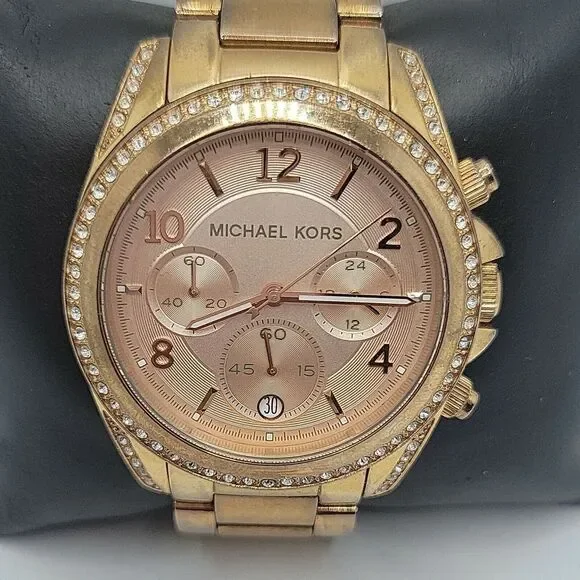 Michael Kors Blair MK5263 Women's Stainless Steel Analog Quartz Dial Watch BC822 - Picture 1 of 10